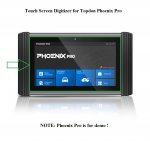Touch Screen Digitizer Replacement for TOPDON Phoenix Pro